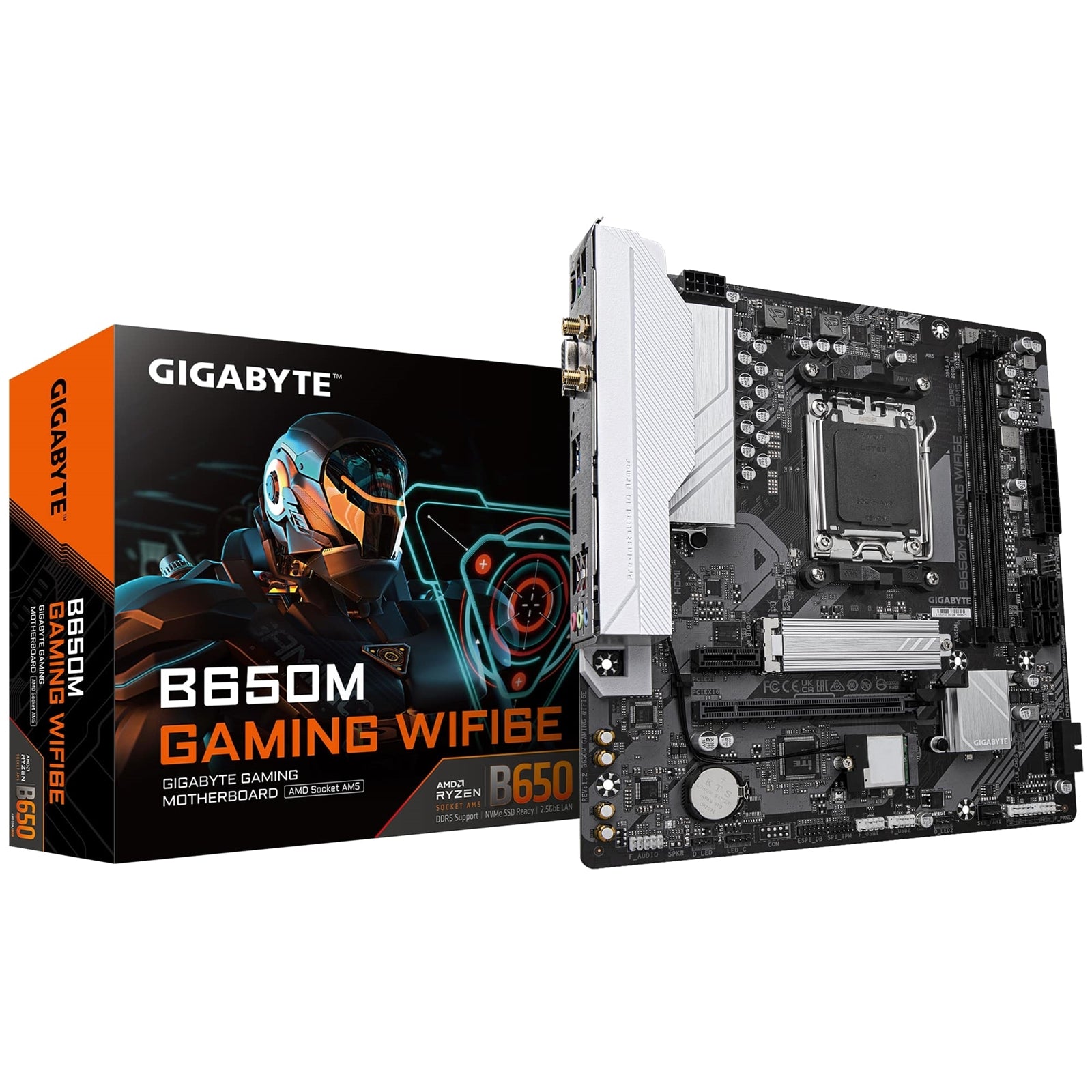 Gigabyte B650M Gaming WiFi 6E Micro ATX AM5 DDR5 Motherboard Gigabyte B650M Gaming WiFi 6E Micro ATX AM5 DDR5 Motherboard